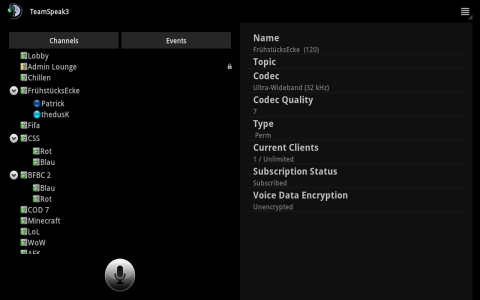 TeamSpeak - Скриншот 1 TeamSpeak - Скриншот 1
