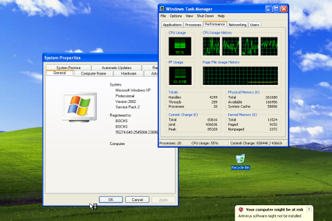 Эмулятор Windows XP и 7 - Скриншот 1 Эмулятор Windows XP и 7 - Скриншот 1