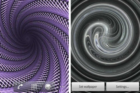 Hypnotic Live Wallpaper - Скриншот 2 Hypnotic Live Wallpaper - Скриншот 2