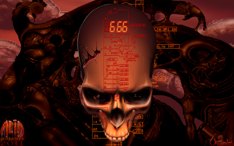 Biomechanical Skull