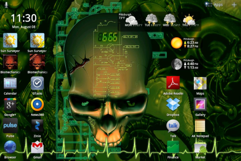 Biomechanical Skull - Скриншот 2 Biomechanical Skull - Скриншот 2