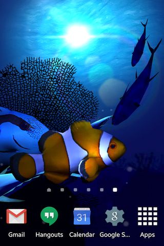 Ocean Blue 3D Live Wallpaper - Скриншот 1 Ocean Blue 3D Live Wallpaper - Скриншот 1