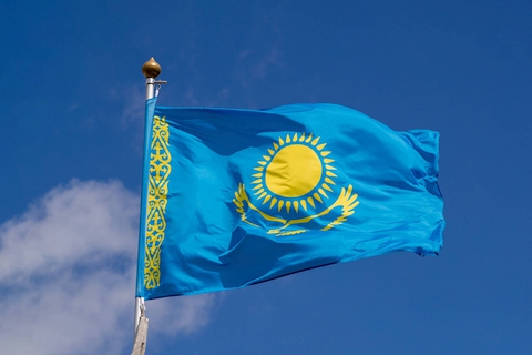 Флаг Казахстана