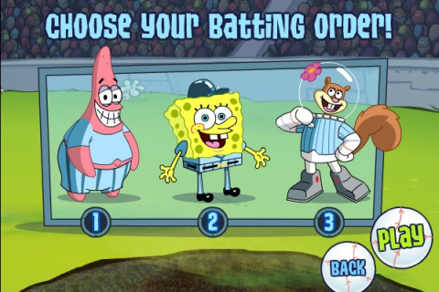 SpongeBob Slammin Sluggers - Скриншот 2 SpongeBob Slammin Sluggers - Скриншот 2
