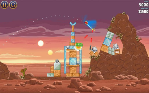 Angry Birds Star Wars - Скриншот 2 Angry Birds Star Wars - Скриншот 2