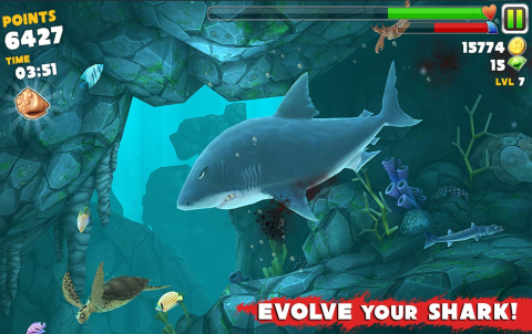 Hungry Shark Evolution - Скриншот 1 Hungry Shark Evolution - Скриншот 1