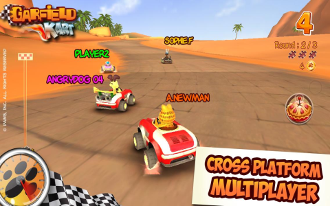 Garfield Kart - Скриншот 1 Garfield Kart - Скриншот 1