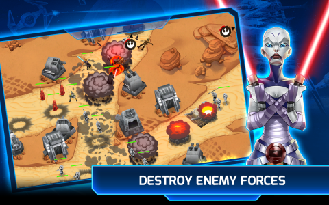 Star Wars: Galactic Defense - Скриншот 2 Star Wars: Galactic Defense - Скриншот 2