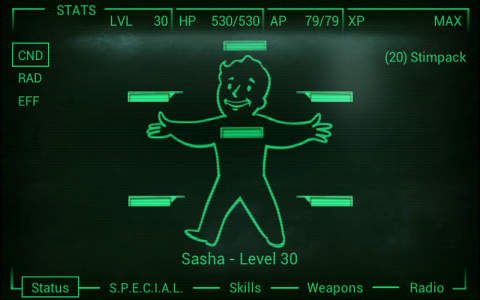 Fallout 3: Pip Boy 3000 - Скриншот 1 Fallout 3: Pip Boy 3000 - Скриншот 1