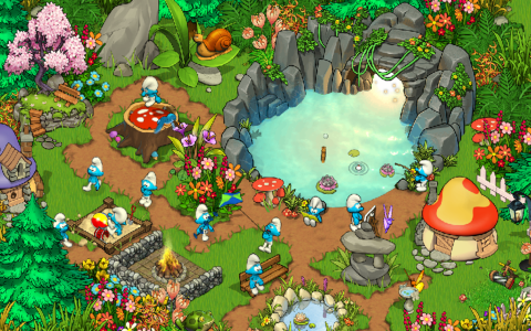 Smurfs Village - Скриншот 1 Smurfs Village - Скриншот 1