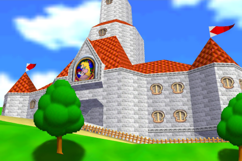 Super Mario 64 - Скриншот 1 Super Mario 64 - Скриншот 1