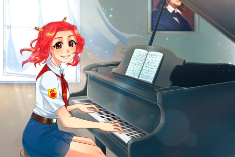 Бесконечное лето (Mod, Rus) - Скриншот 1 Бесконечное лето (Mod, Rus) - Скриншот 1
