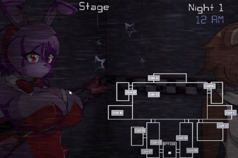 Five Nights in Anime - Скриншот 2 Five Nights in Anime - Скриншот 2