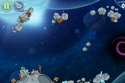 Angry Birds Space - Скриншот 1 Angry Birds Space - Скриншот 1