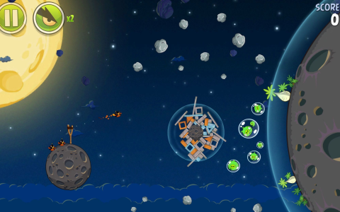 Angry Birds Space - Скриншот 2 Angry Birds Space - Скриншот 2