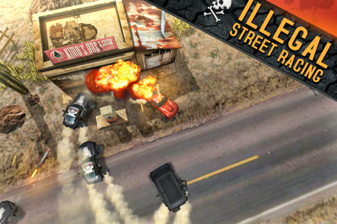 Death Rally Free - Скриншот 1 Death Rally Free - Скриншот 1