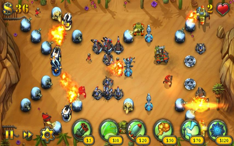Fieldrunners HD - Скриншот 2 Fieldrunners HD - Скриншот 2