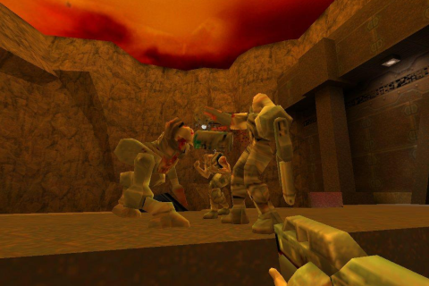 Quake 2 (PSX) - Скриншот 1 Quake 2 (PSX) - Скриншот 1
