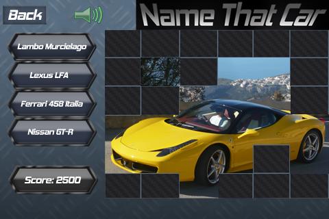 Name That Car - Скриншот 1 Name That Car - Скриншот 1